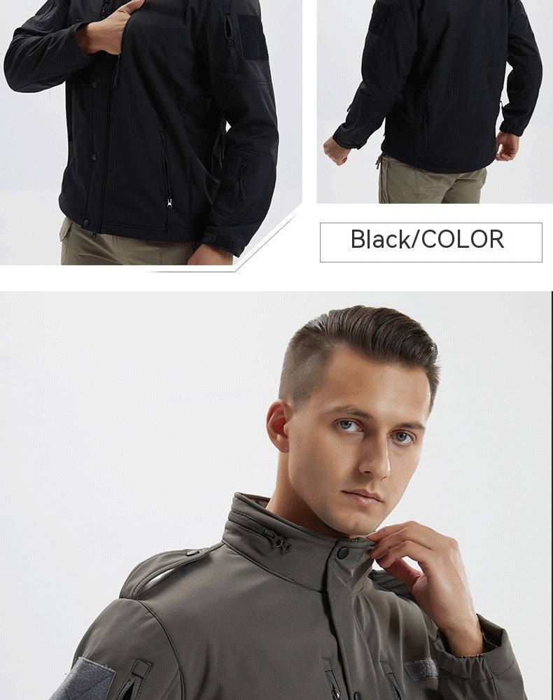 Unleash Adventure with the Men's Camouflage Shell Jacket