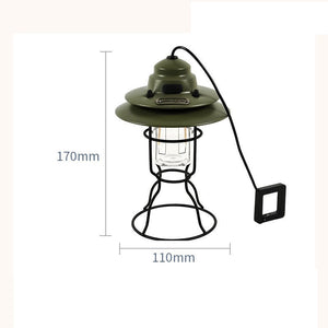 Illuminate Your Adventures with the Portable Retro Barn Lantern