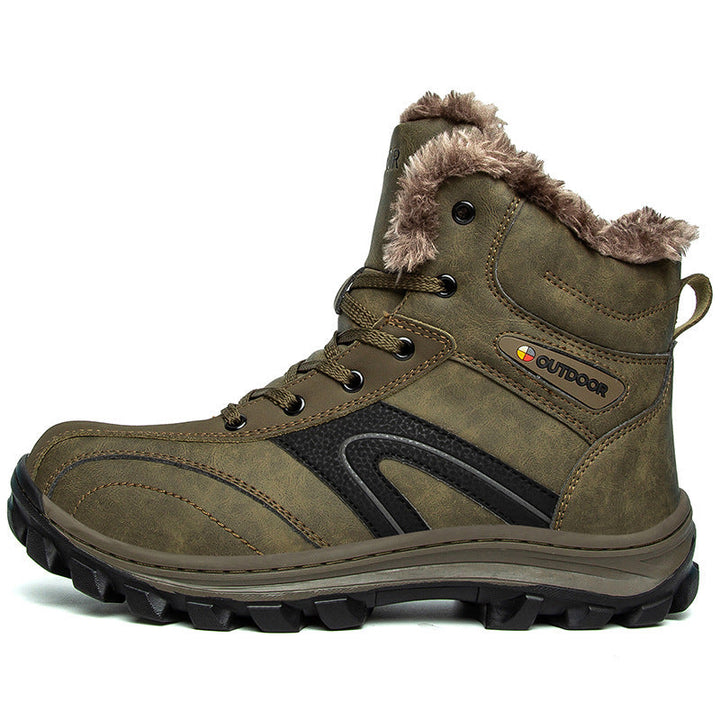 Step into Adventure: The Cotton Warm Plus Size Hiking Boots