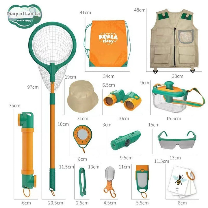 Explore the Great Outdoors with Our Children's Educational Outdoor Adventure Wild Insect Observation Camping Toys Suit