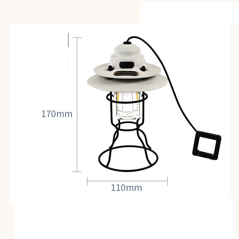 Portable Retro Barn Lantern