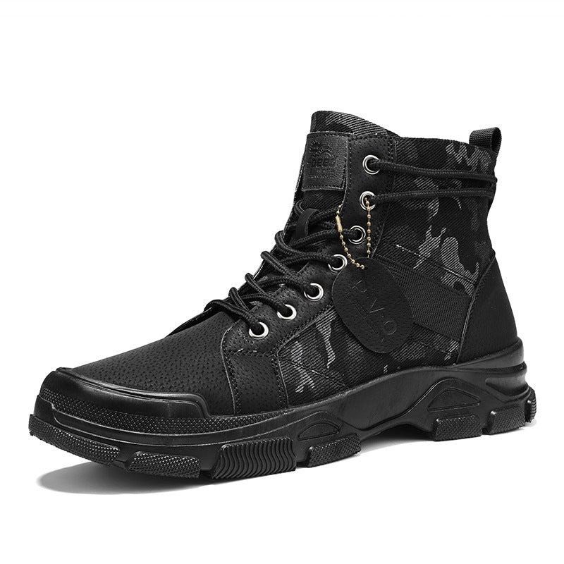 New Canvas High-top Hiking Boots