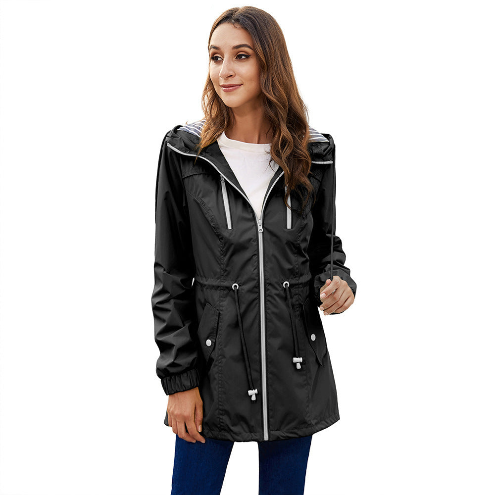 Outdoor Hiking One-piece Women Jacket