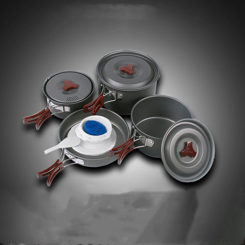 Picnic cookware camping pot set