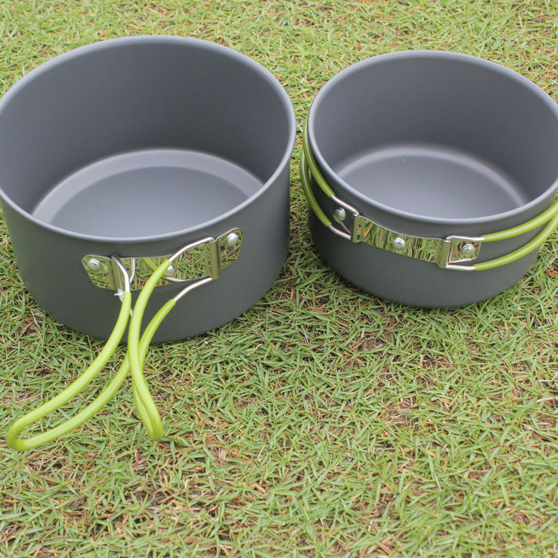 Outdoor Portable Cookware Pan Pot Bowl