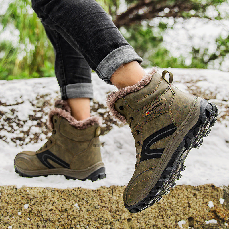 Cotton Warm Plus Size Hiking Boots