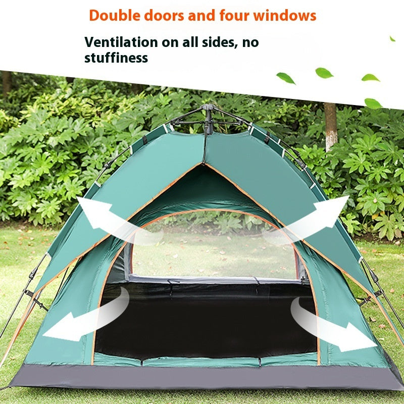 3-4 People Oxford Cloth Camping Tent