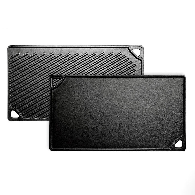 Camping Cast Iron Striped Skillet