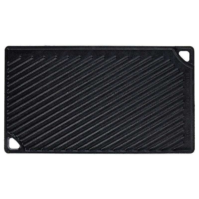 Camping Cast Iron Striped Skillet