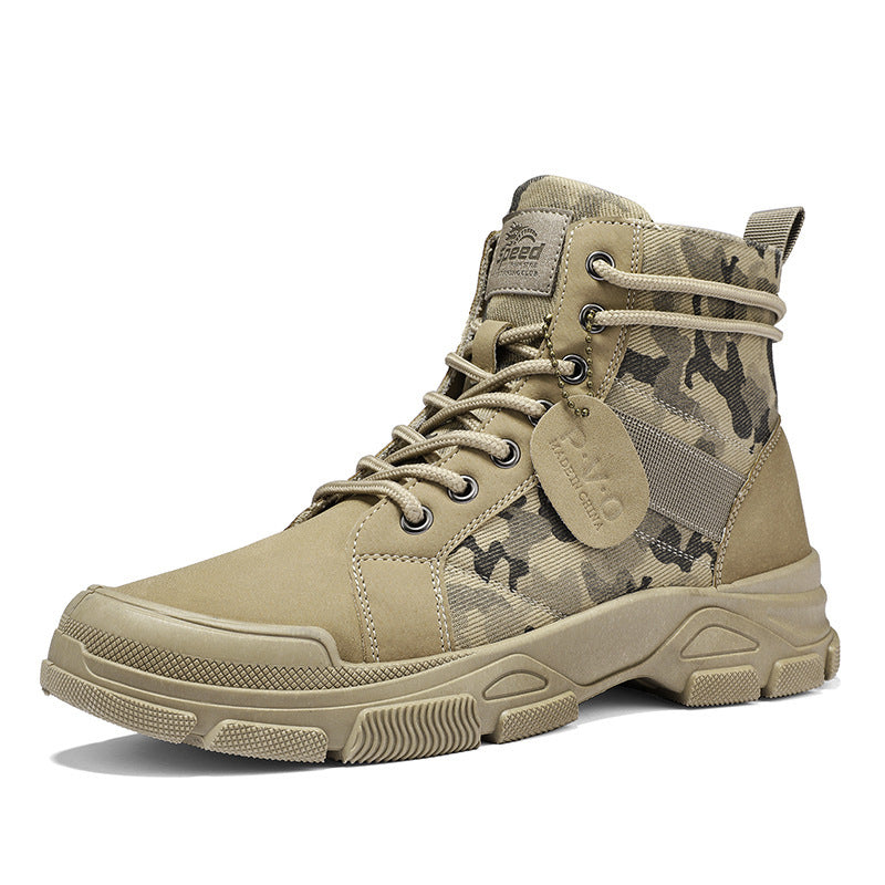 New Canvas High-top Hiking Boots