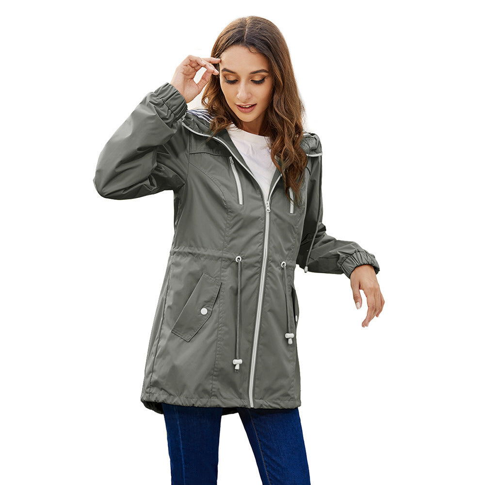 Outdoor Hiking One-piece Women Jacket