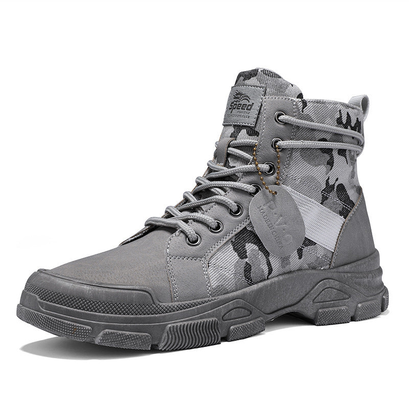 New Canvas High-top Hiking Boots