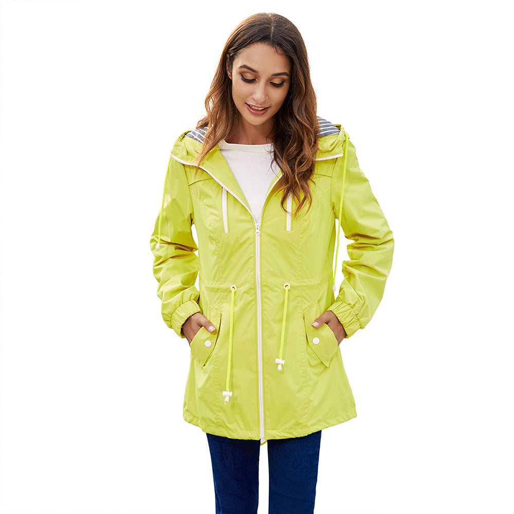 Outdoor Hiking One-piece Women Jacket